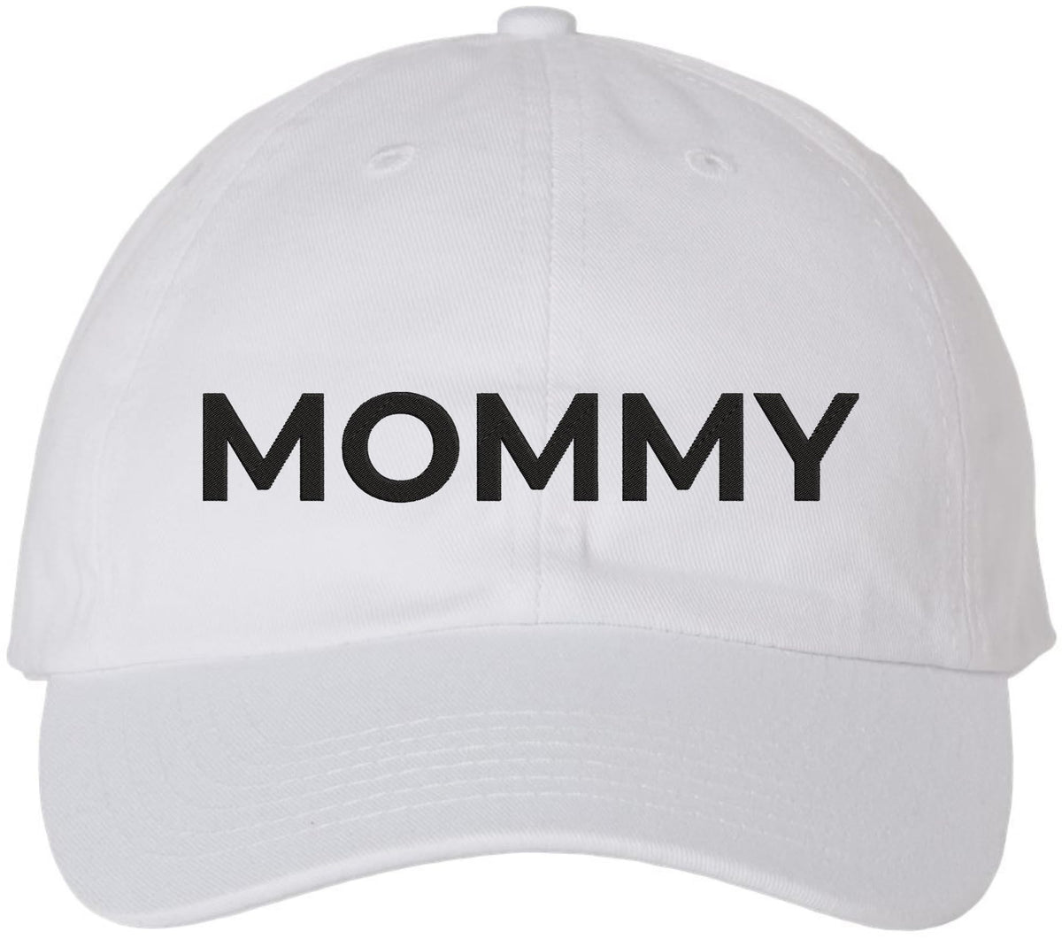 Mommy Embroidered Baseball Hat | 100% Cotton Bold Dad Cap Casual Mother's Day Gift for Mom