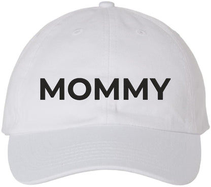 Mommy Embroidered Baseball Hat | 100% Cotton Bold Dad Cap Casual Mother's Day Gift for Mom
