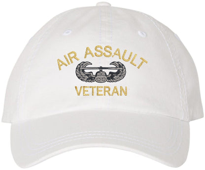 Air Assualt Veteran Embroidered Baseball Cap | USA Military Army Patriotic 100% Cotton Unisex Hat
