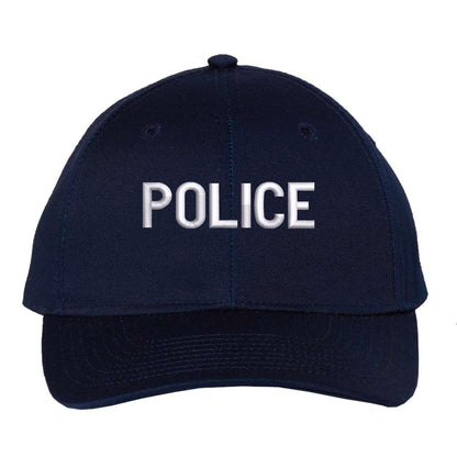POLICE Snapback Cap – Lightweight Structured Adjustable Uniform Hat for Officer, Guard & Law Enforcement