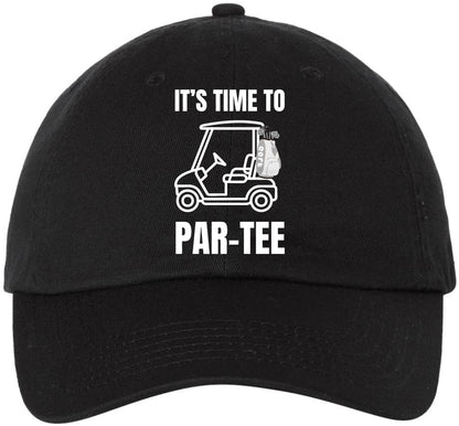 Golf Embroidered Baseball Cap | Funny Sports 100% Cotton Adjustable Dad Hat for Men & Women