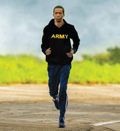 Rothco Army Printed Pullover Hoodie – PT Physical Training Hooded Sweatshirt