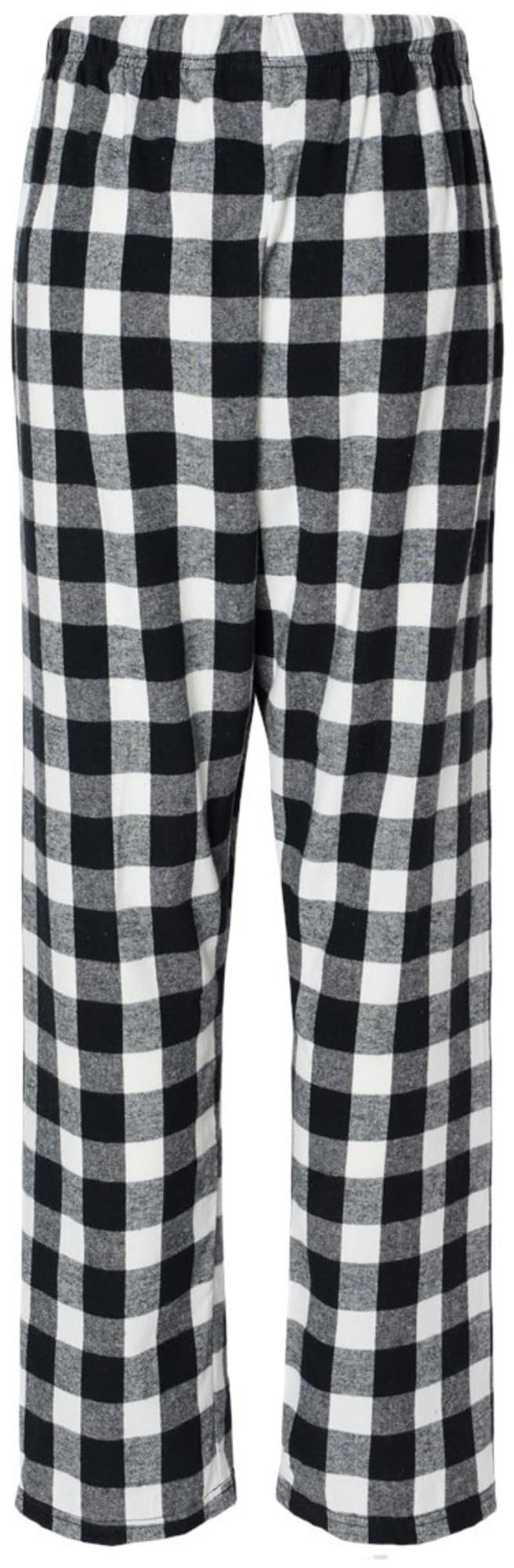 Women’s Flannel Lounge Pants, Buffalo Plaid Pajamas, Relaxed Fit with Drawstring Closure