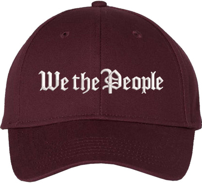 We The People Embroidered Baseball Cap Patriotic USA Dad Hat
