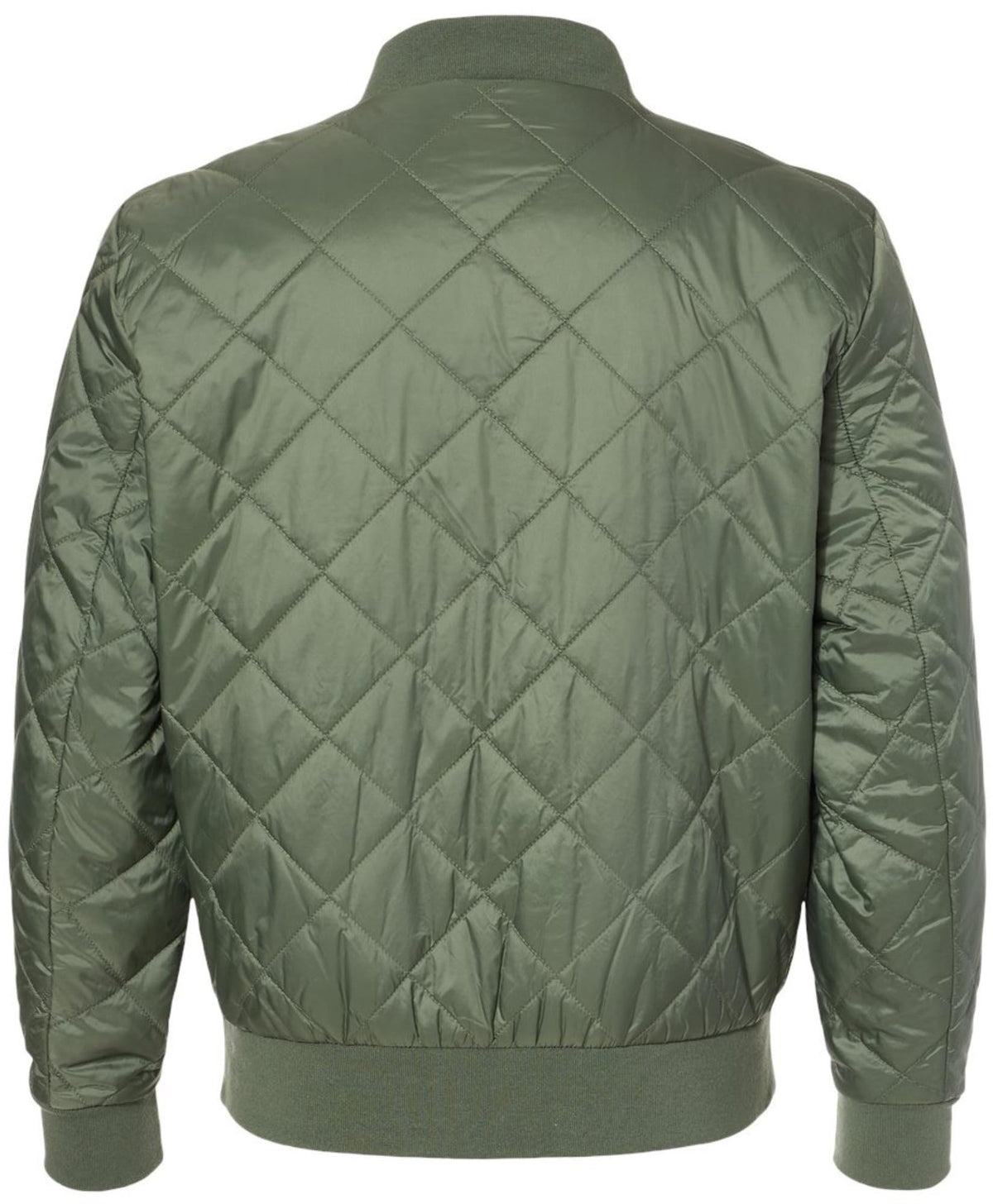 Diamond Quilted Packable Men's Bomber Jacket | Polyester with Nylon Lining Warm Comfortable Jacket