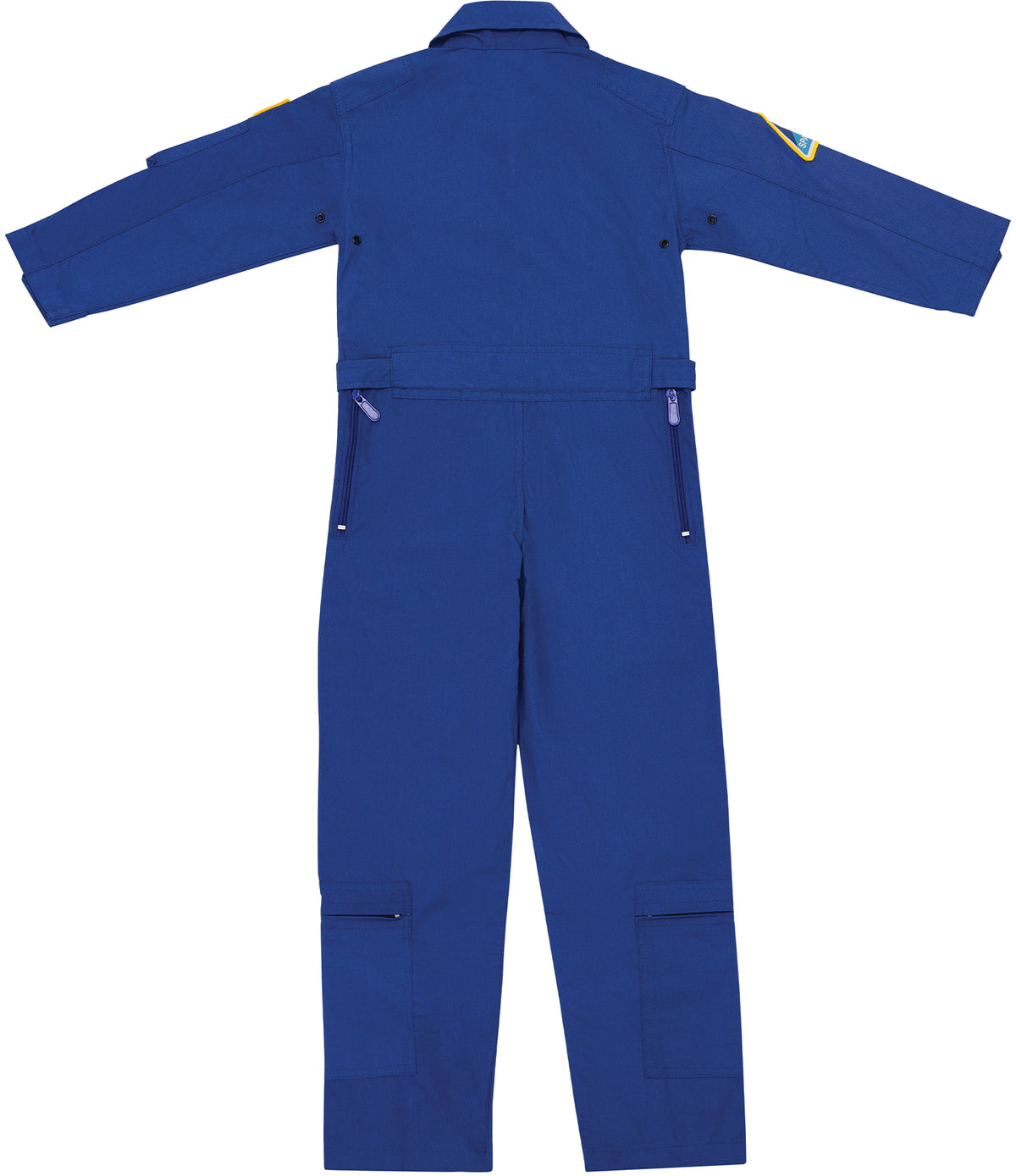 Royal Blue – NASA Flight Suit Coveralls with Official U.S. Space Patches (Kids)