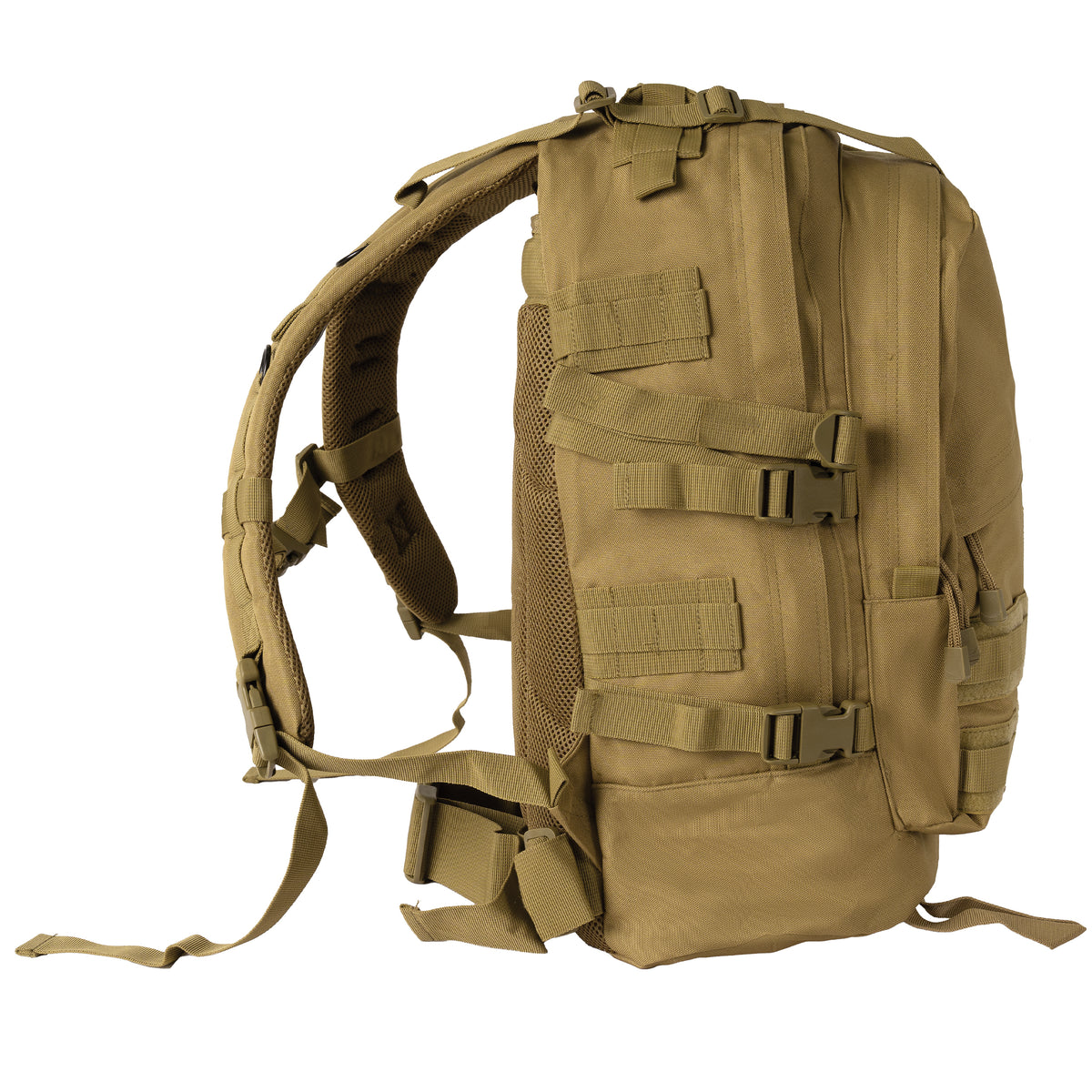 Coyote Brown - Military MOLLE Compatible Large Transport Pack