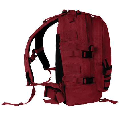 Red - MOLLE Large Transport Pack Tactical Backpack