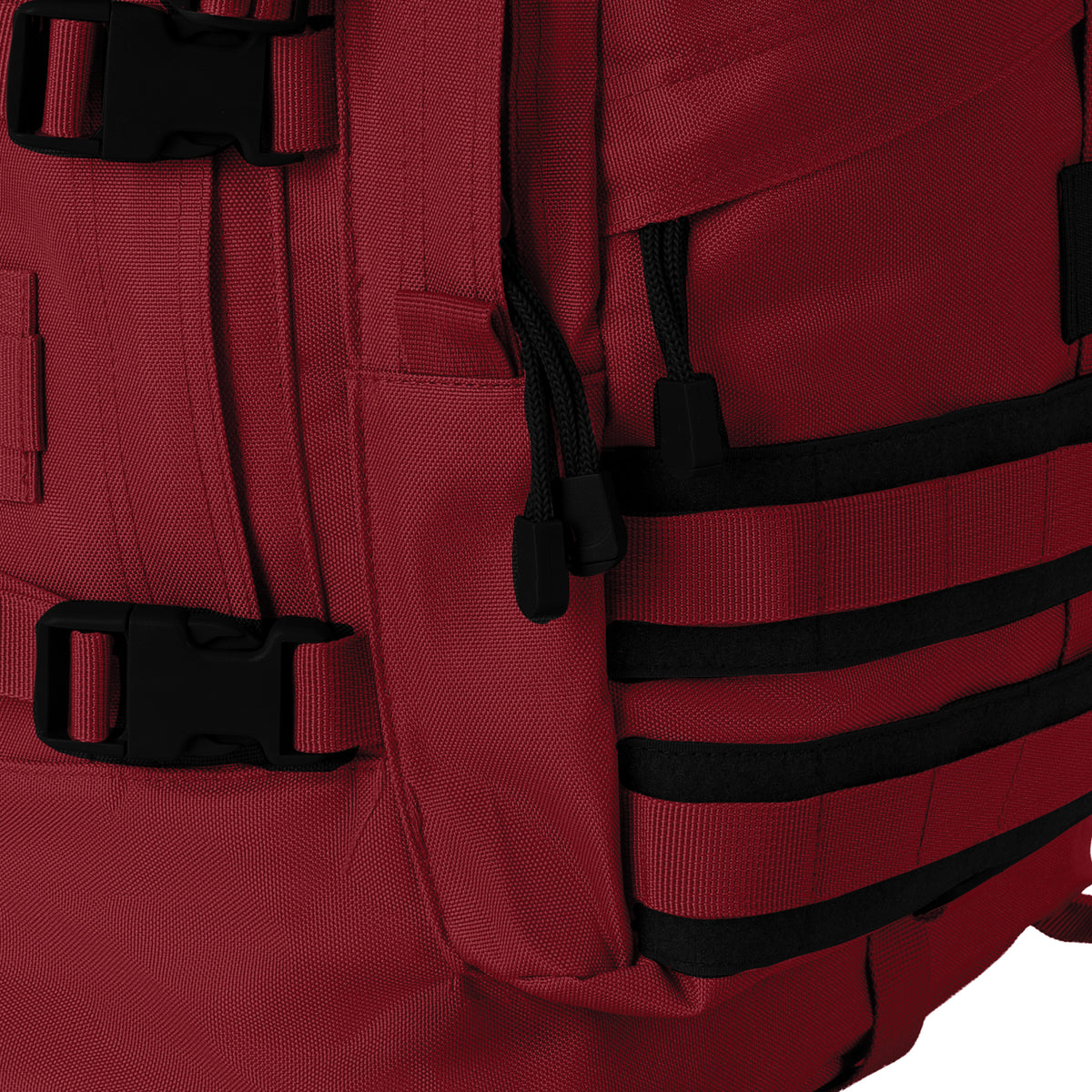 Red - MOLLE Large Transport Pack Tactical Backpack