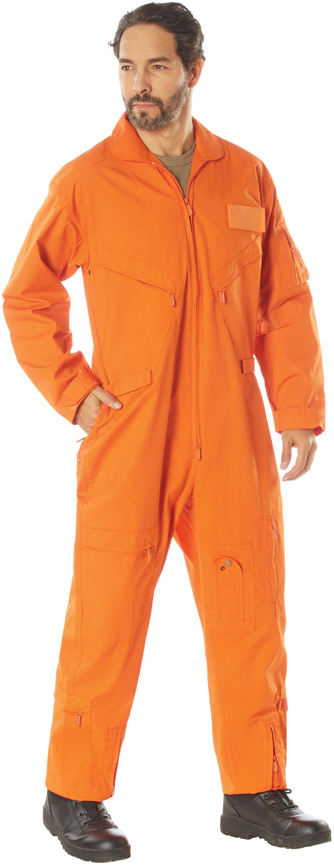 Orange - Tactical Flight Suit US Air Force Style Pilots Coveralls