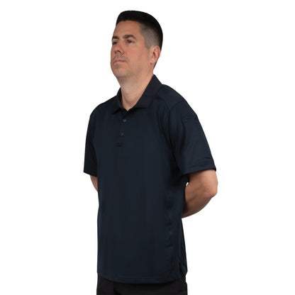 Mens Tactical Polo Shirt Short Sleeve Stretch Quick Dry Performance Uniform