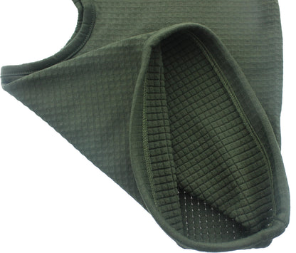Tactical Waffle Knit Balaclava, One-Hole Face Mask, ECWCS Cold Weather Head Cover - Gen II Grid Fleece