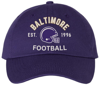 Football Team Dad Hat USA Embroidered Cotton Cap Adjustable Buckle National League Color Helmet Fan Hat
