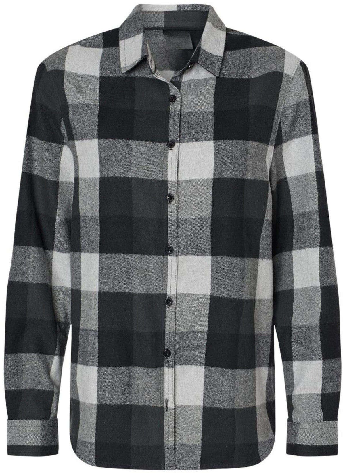 Women’s Boyfriend Oversized Flannel Shirt, Ultra Soft Modern Fit Bufflao Plaid Button Up Top