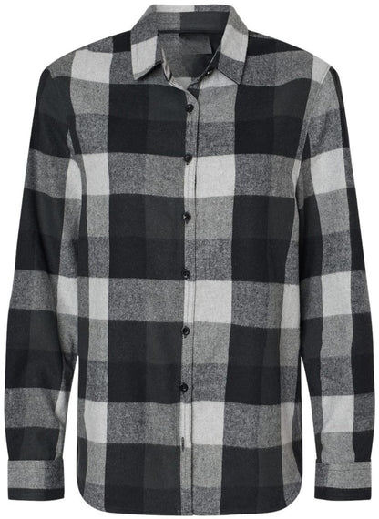 Women’s Boyfriend Oversized Flannel Shirt, Ultra Soft Modern Fit Bufflao Plaid Button Up Top