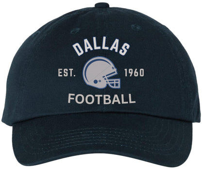 Football Team Dad Hat USA Embroidered Cotton Cap Adjustable Buckle National League Color Helmet Fan Hat