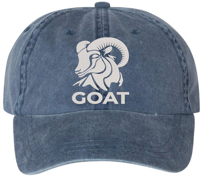 GOAT Embroidered Baseball Cap Funny Greatest of All Time Dad Hat