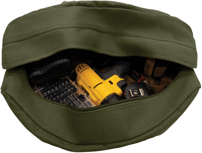 Olive Drab - Military GI Style Tanker Tool Bag - Cotton Canvas