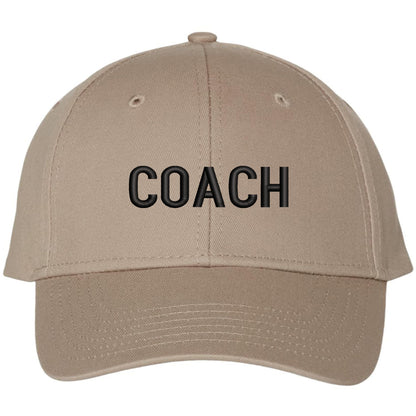 COACH Baseball Hat | Embroidered Coaches Uniform Head or Assistant Coach Sports Team Cap for Men & Women