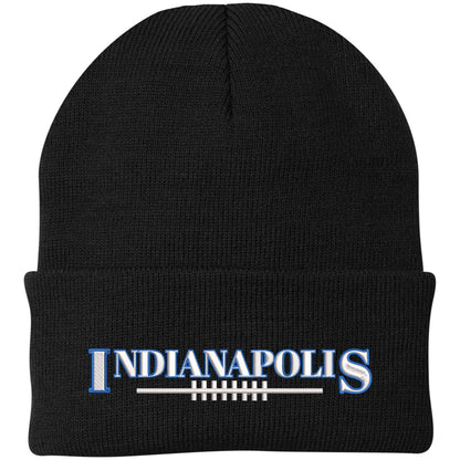 USA Football League City Embroidered Beanie National US Footballs Colors Game Day Winter Warm Watch Cap