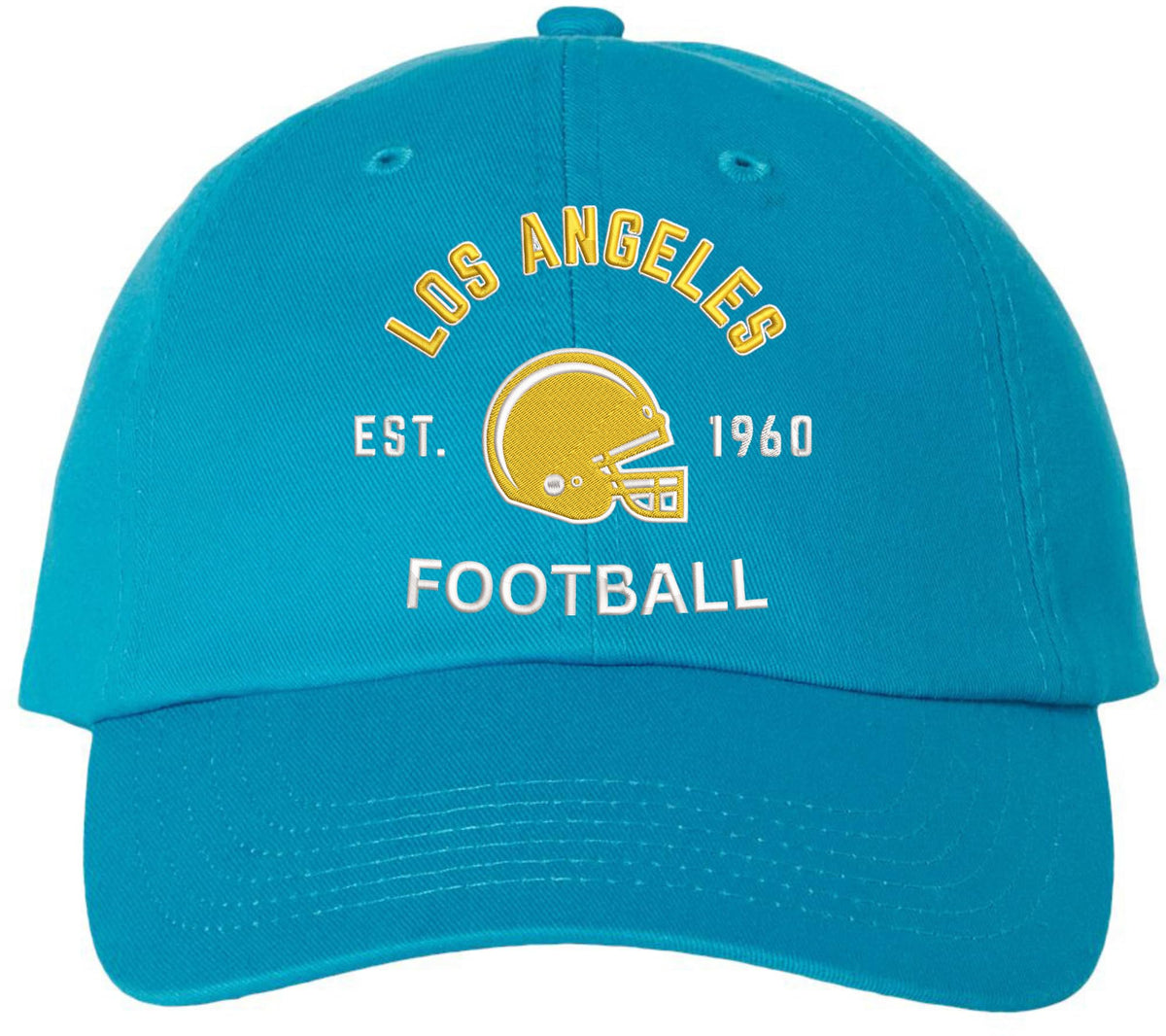 Football Team Dad Hat USA Embroidered Cotton Cap Adjustable Buckle National League Color Helmet Fan Hat