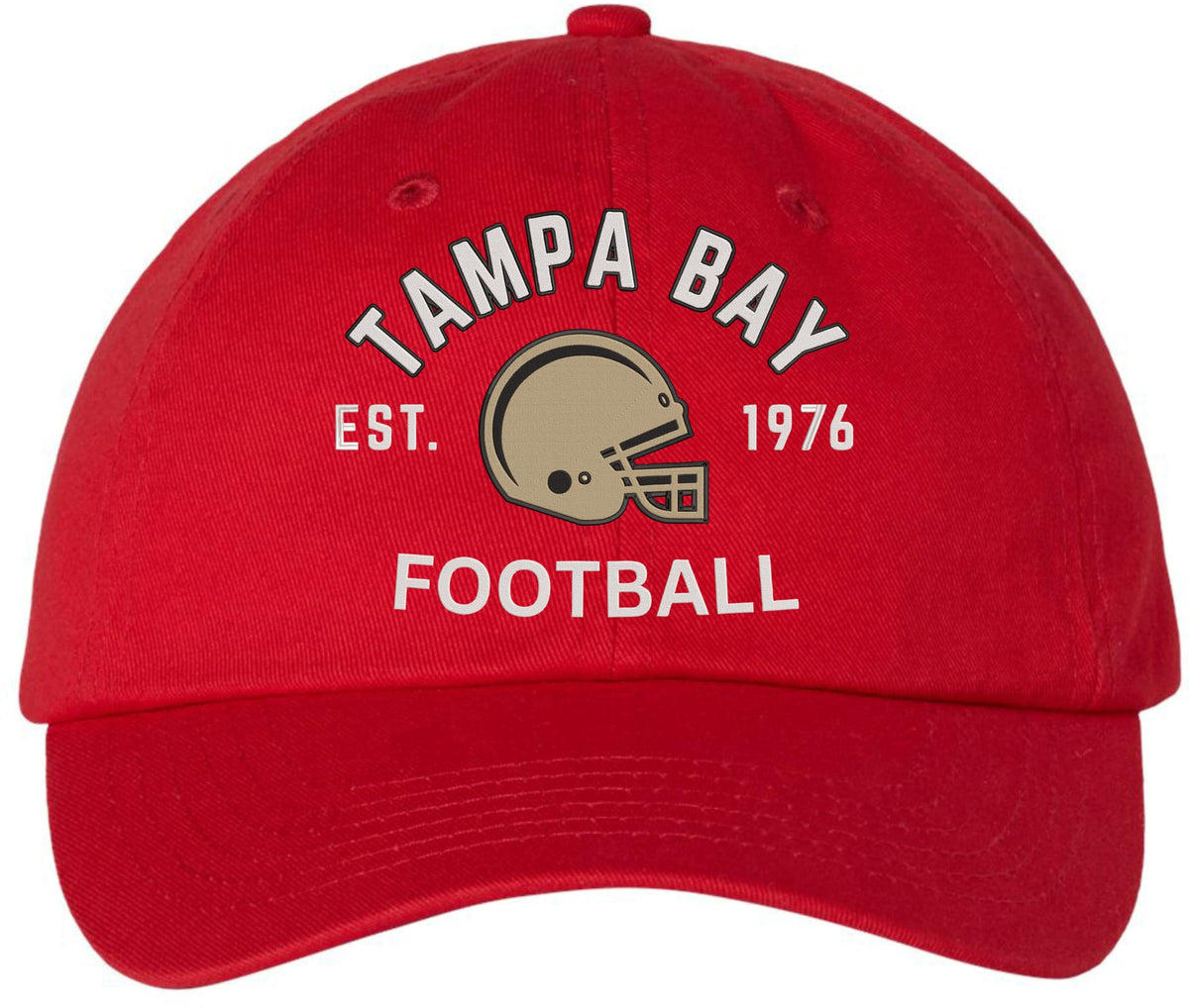 Football Team Dad Hat USA Embroidered Cotton Cap Adjustable Buckle National League Color Helmet Fan Hat