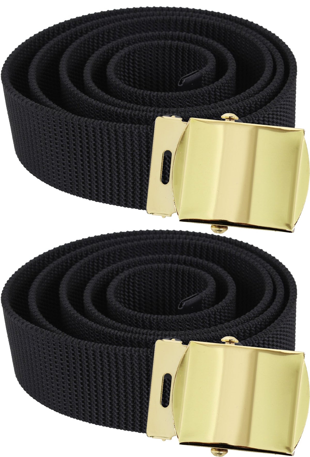 Nylon Web Belt Reversible Heavy Duty Tactical Military Waist Webbed Belt with Metal Slider Buckle