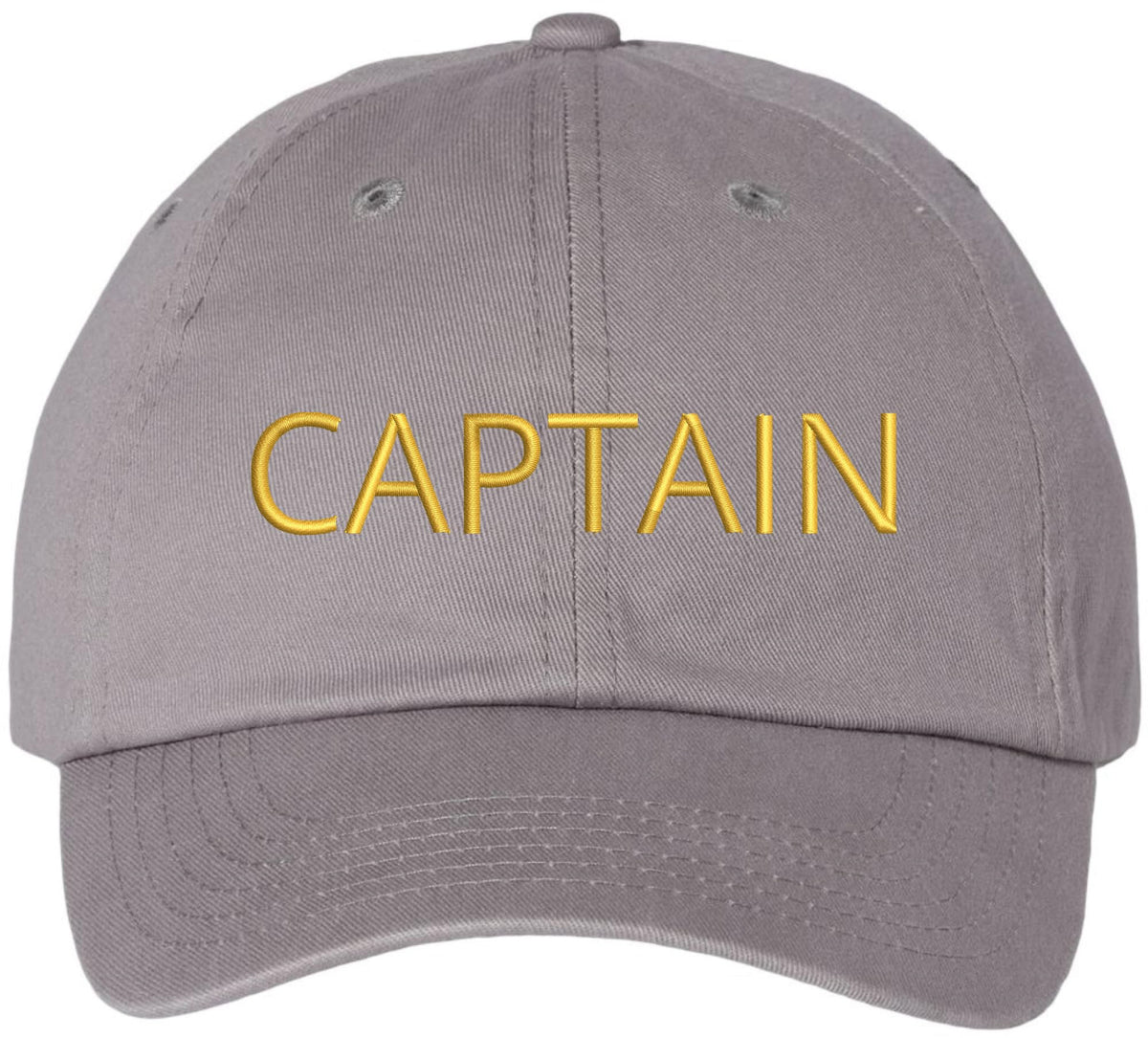 Captain Embroidered Baseball Cap | 100% Cotton Adjustable Outdoor & Casual Wear Dad Hat for Men & Women