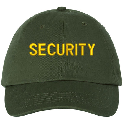 SECURITY Low Profile Baseball Dad Cap Unstructured Uniform Guard Officer Agent Adjustable Hat