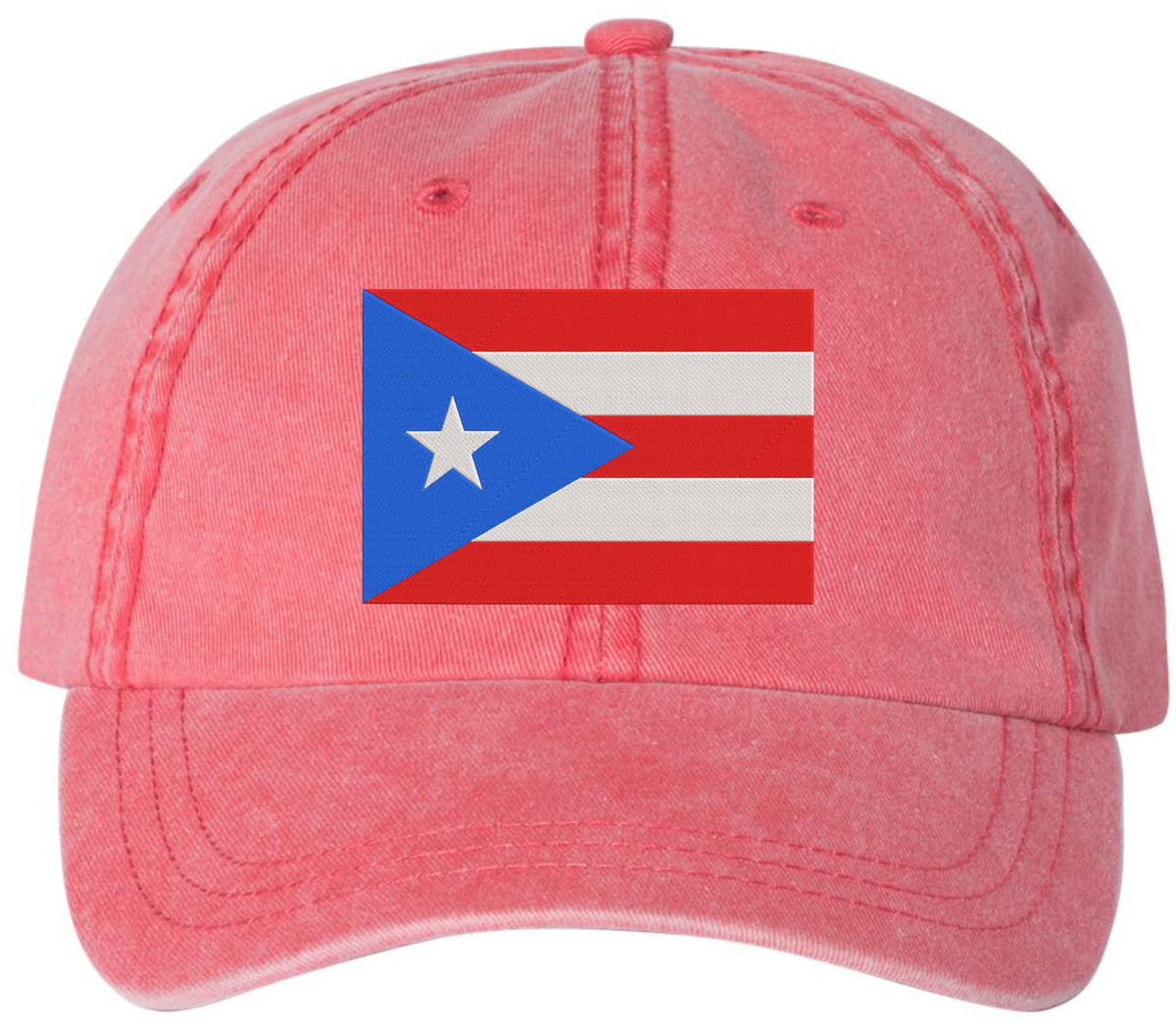 Puerto Rico Flag Embroidered Baseball Cap Puerto Rican Pride Dad Hat Boricua Patriotic Cap