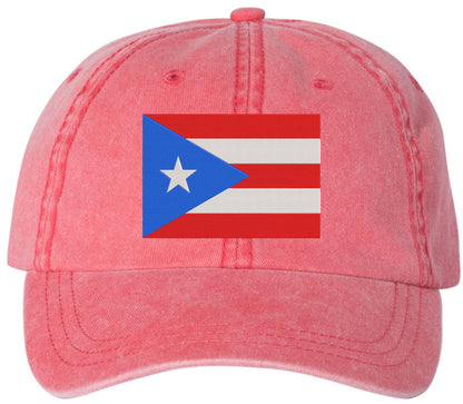 Puerto Rico Flag Embroidered Baseball Cap Puerto Rican Pride Dad Hat Boricua Patriotic Cap
