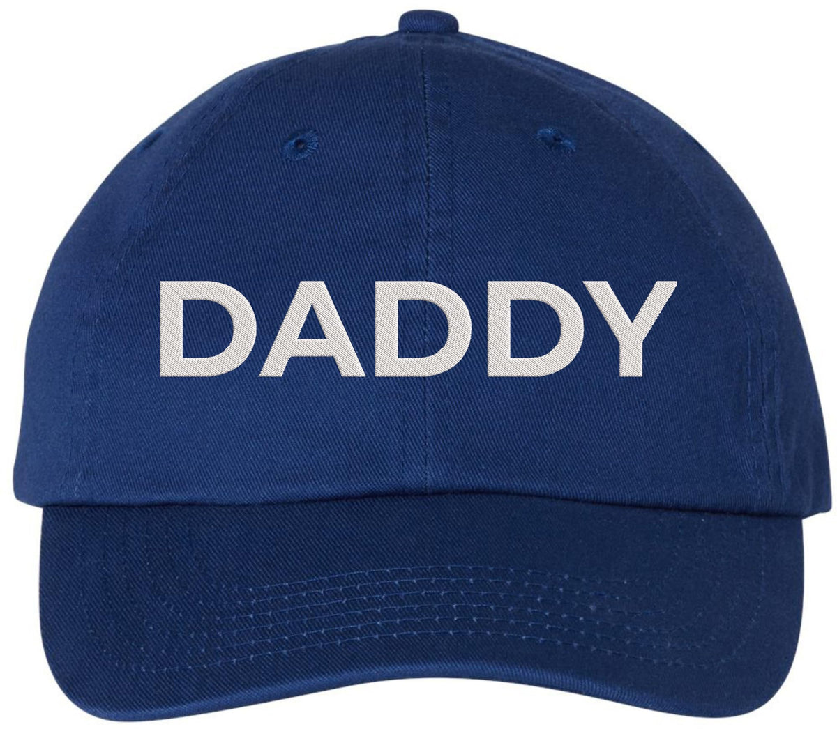 Daddy Embroidered Dad Hat | 100% Cotton Adjustable Baseball Cap | Casual Father's Day Hat for Dad