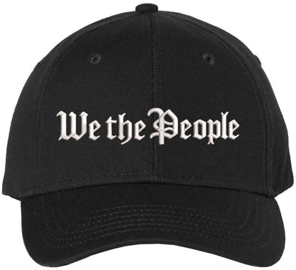 We The People Embroidered Baseball Cap Patriotic USA Dad Hat