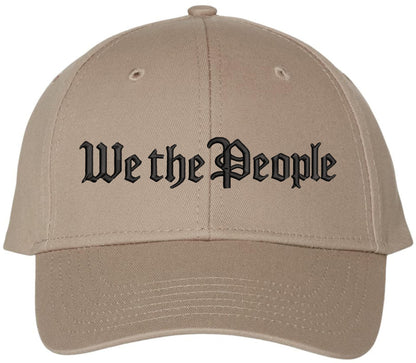 We The People Embroidered Baseball Cap Patriotic USA Dad Hat