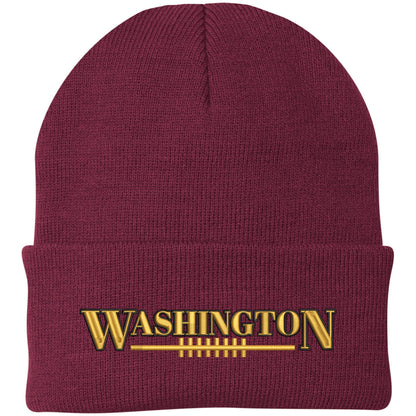 USA Football League City Embroidered Beanie National US Footballs Colors Game Day Winter Warm Watch Cap