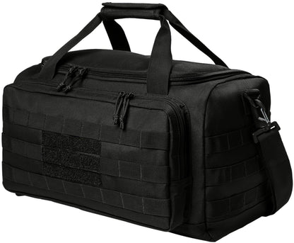 Tactical Gear MOLLE Carry Bag, Durable 600D Polyester, Patch-Ready & Padded Strap, Medium Size