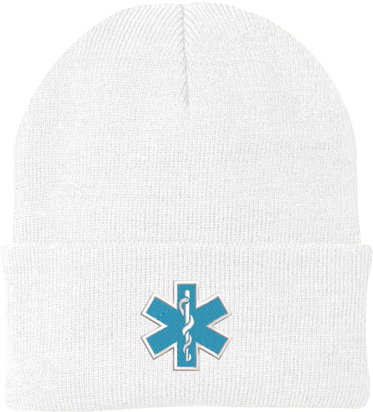 EMS EMT Emergency Medical Star of Life Embroidered Knit Winter Acrylic Unisex Watch Cap Hat