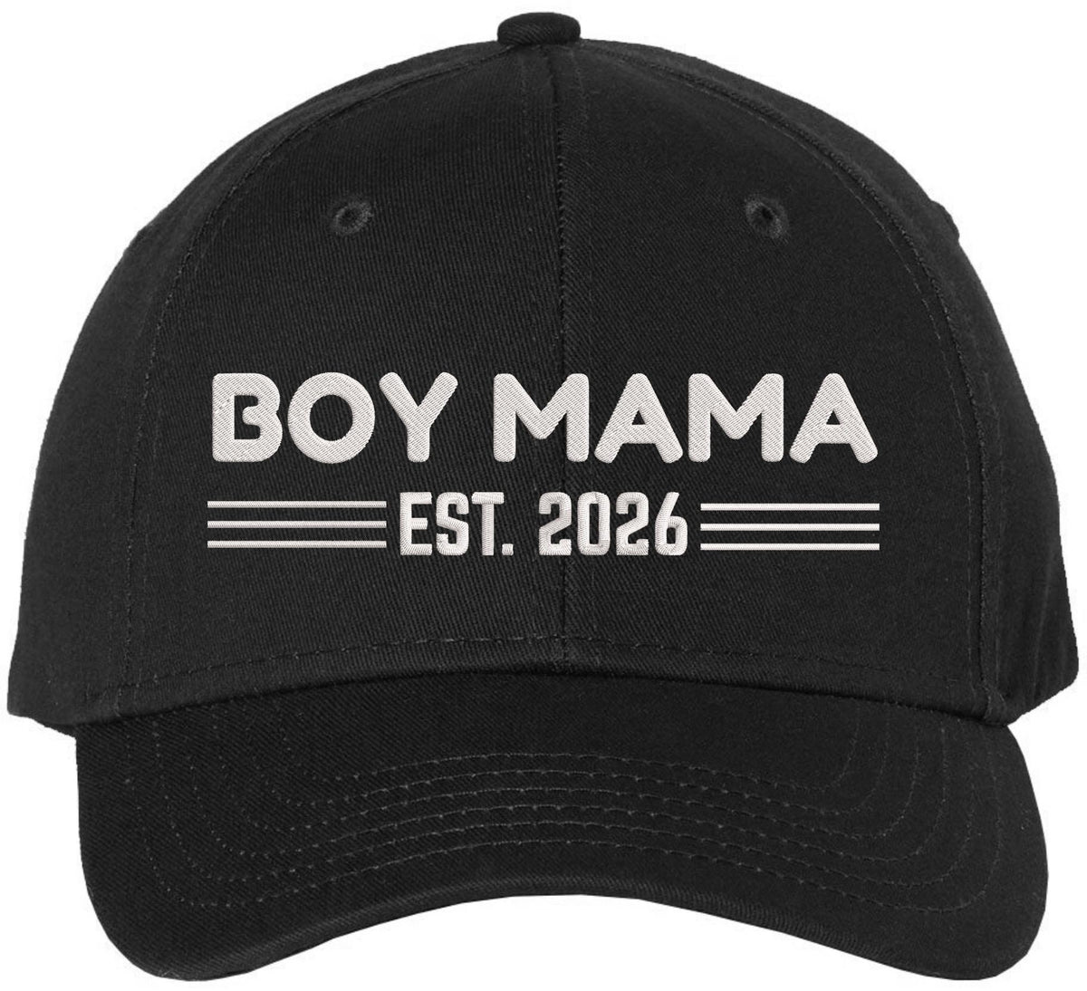 Boy Mama or Girl Mama Est 2026 Cap – Embroidered Mom Gift Hat – 100% Cotton Adjustable