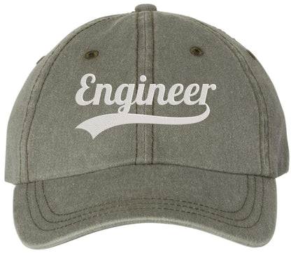 Engineer Embroidered Baseball Cap | Adjustable Premium Stitching Great Gift for Engineering & Students Dad Hat