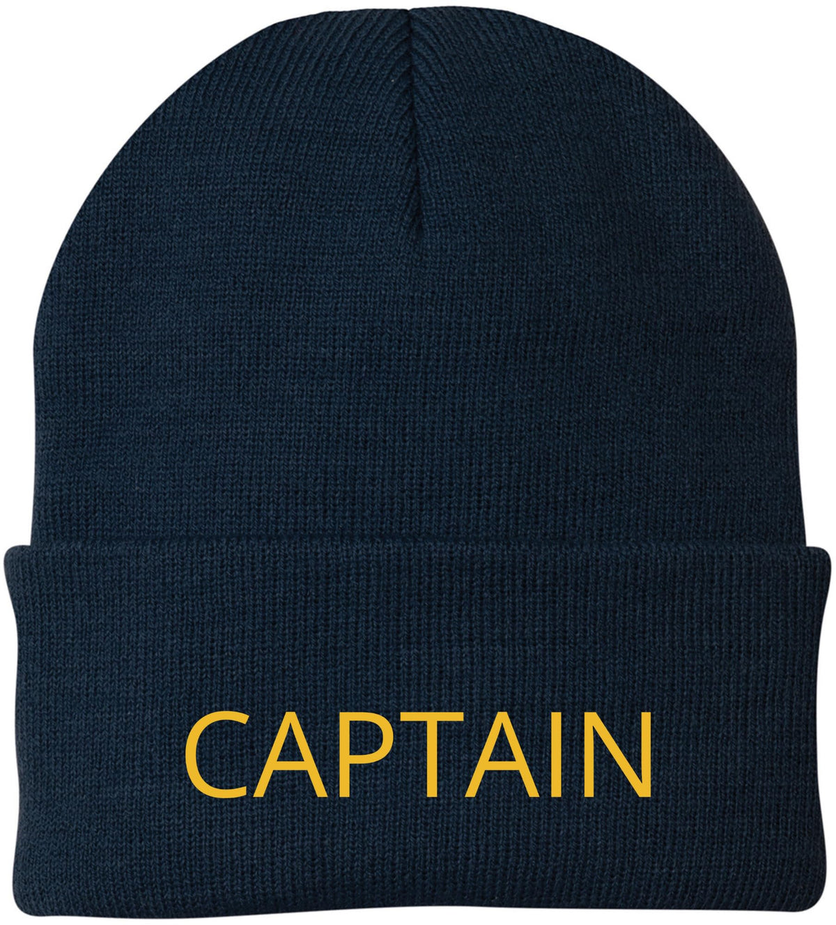 Captain Embroidered Beanie | USA Military Army Warm & Comfortable Winter Knit Hat for Men and Women