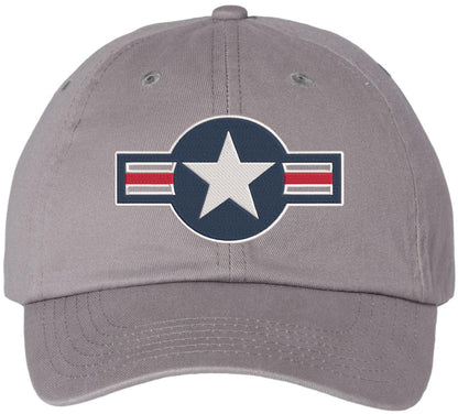 USA Military Star Embroidered Dad Hat | Patriotic Tactical Style 100% Cotton Adjustable Unisex Baseball Cap
