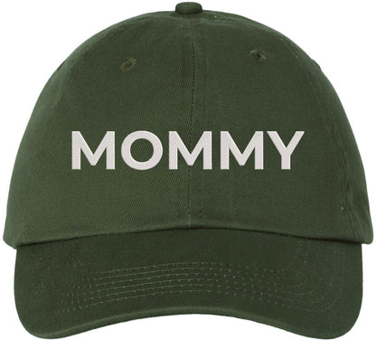Mommy Embroidered Baseball Hat | 100% Cotton Bold Dad Cap Casual Mother's Day Gift for Mom