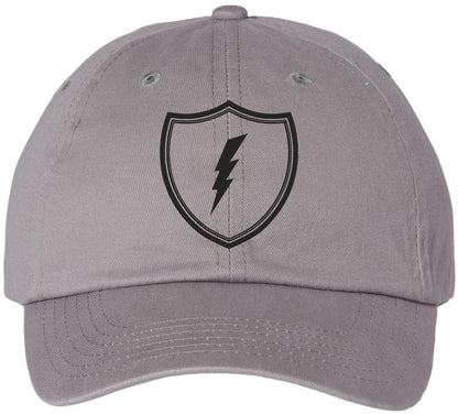Shield Lightning Bolt Embroidered Baseball Cap USA Military Inspired Tactical Adjustable Dad Hat