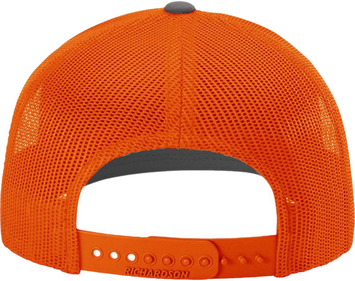 Compton Old English Embroidered Trucker Hat | Classic Deluxe Snapback Mesh Snapback Cap