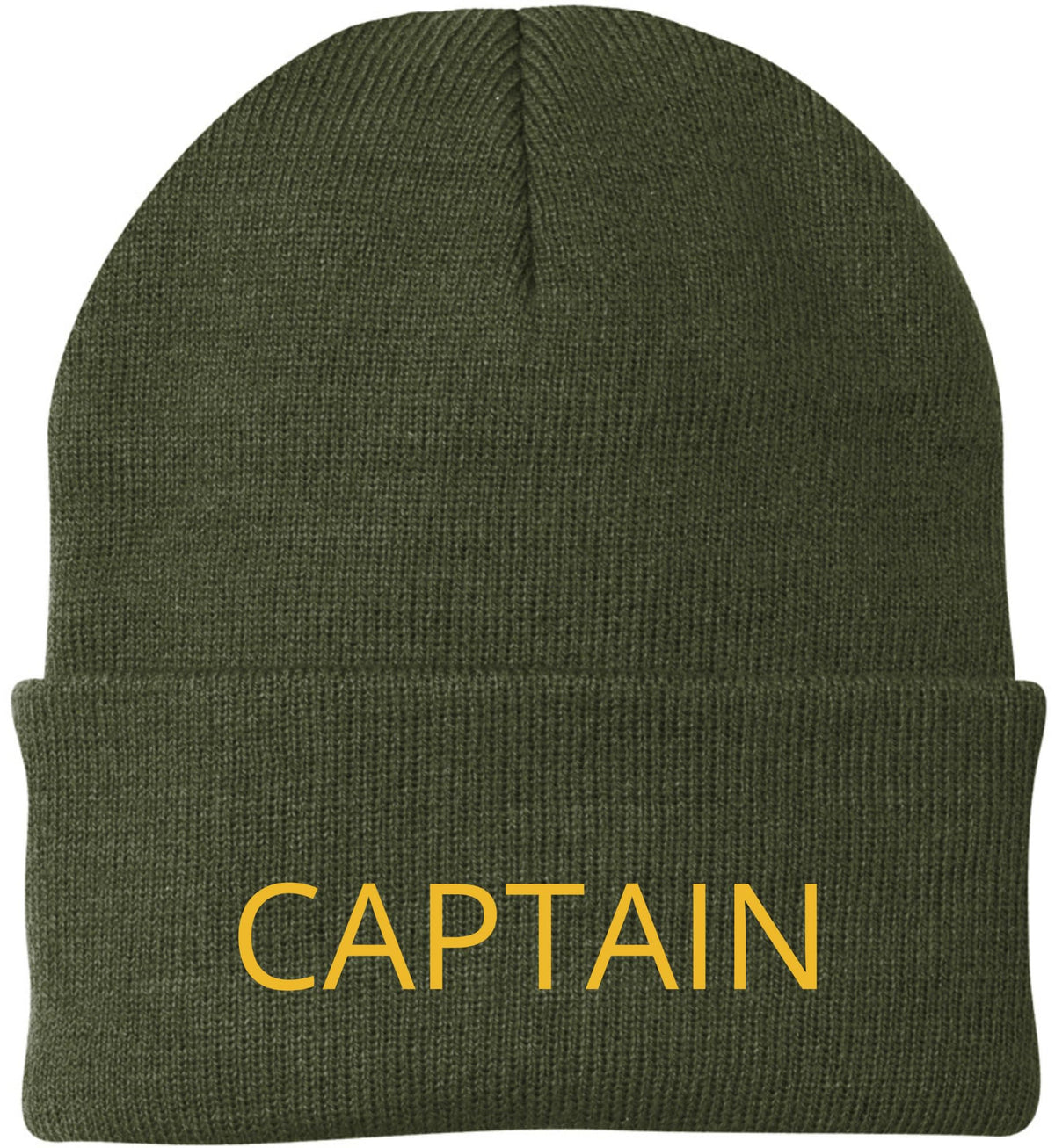 Captain Embroidered Beanie | USA Military Army Warm & Comfortable Winter Knit Hat for Men and Women
