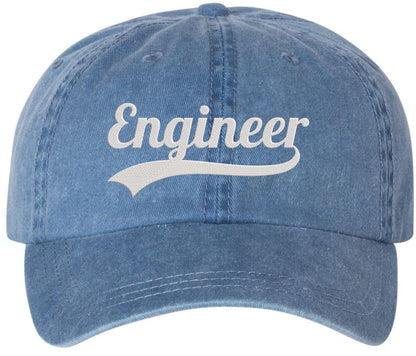 Engineer Embroidered Baseball Cap | Adjustable Premium Stitching Great Gift for Engineering & Students Dad Hat