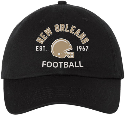 Football Team Dad Hat USA Embroidered Cotton Cap Adjustable Buckle National League Color Helmet Fan Hat
