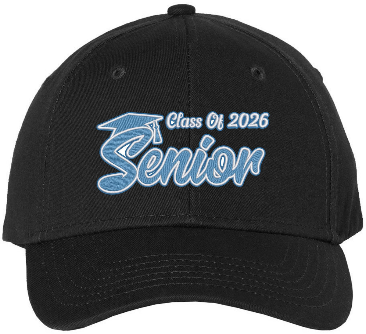 Senior 2026 Embroidered Baseball Cap | Class of 2025 Graduate Finish School Adjustable Hat