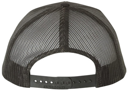 Compton Old English Embroidered Trucker Hat | Classic Deluxe Snapback Mesh Snapback Cap