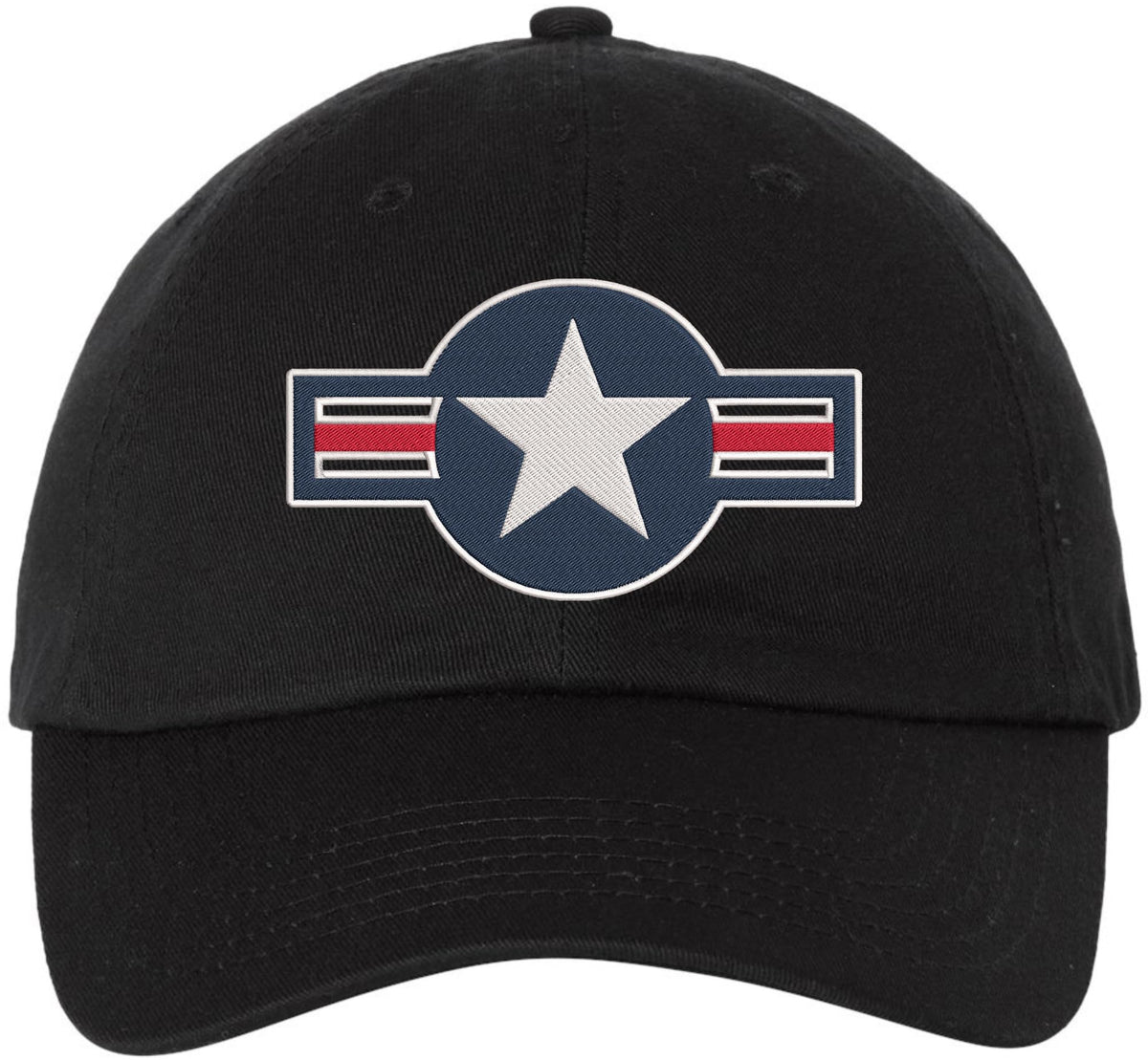 USA Military Star Embroidered Dad Hat | Patriotic Tactical Style 100% Cotton Adjustable Unisex Baseball Cap